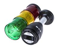 171425-sl7-100-l-ryg-24led Eaton Red/Yellow/Green Signal Tower, 3 Lights, 24 V ac/dc, Base Mount