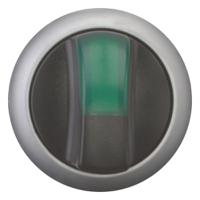 216847-m22-wrlk3-g Eaton RMQ Titan Series 3 Position Selector Switch Head, 23mm Cutout, Green Handle