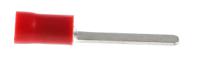 534-294 RS PRO Insulated Crimp Blade Terminal 17.6mm Blade Length, 0.5mm² to 1.5mm², 22AWG to 16AWG, Red