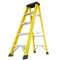 285-155 RS PRO Fibreglass 5 steps Step Ladder, 2.268m open length