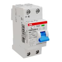 2csf202401r1400-f202-a-40003-ap-r ABB F200 RCCB, 40A, 2 Pole, 30mA, Type A, 230/400V ac