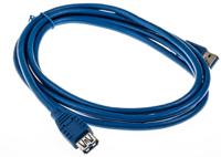 186-3051 RS PRO USB 3.0, Male USB A to Female USB A, 2m