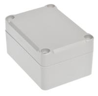 186-2267 RS PRO Grey ABS Enclosure, IP65, IK09, Grey Lid, 70 x 50 x 36.75mm