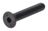 292-473 RS PRO Black, Self-Colour Steel Hex Socket Countersunk Screw, DIN 7991, M5 x 30mm