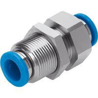 qss-4-f Festo QSS Series Bulkhead, 4 mm to 4 mm, Tube-to-Tube Connection Style, 193950