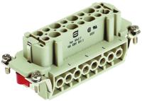 09340062701 HARTING Heavy Duty Power Connector Insert, 16A, Female, Han Hv E Series, 6 Contacts