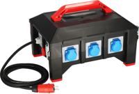 9150161096 brennenstuhl 2m 6 Socket Type E - French Extension Lead Kit, 415 V, IP44