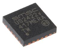 usb2422-imj Microchip USB2422-I/MJ, USB Controller, 480Mbps, USB 2.0, 3 to 3.6 V, 24-Pin SQFN