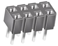 ces-104-01-t-d Samtec CES Series Straight Through Hole Mount PCB Socket, 8-Contact, 2-Row, 2.54mm Pitch, Through Hole Termination