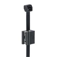 ect-slo13-0200-050-b NEMIQ Cable Tie, Cable Tie With Edge Clip, 200mm x 4.8 mm, Black Polyamide, Pk-100