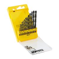 dt5912-qz DeWALT 13-Piece Twist Drill Bit Set Set for Metal, 6.5mm Max, 1.5mm Min, HSS-R Bits