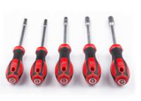 253-9676 RS PRO Hexagon Nut Driver Set, 5.5 mm, 6 mm, 7 mm, 8 mm, 10 mm Tip, 125 mm Blade, 225 mm, 235 mm Overall