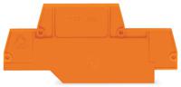 279-518 WAGO 279 Series End And Intermediate Plate for Use with Rail Mount Terminal Blocks