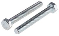 917-2826 RS PRO Bright Zinc Plated Steel, Hex Bolt, M5 x 40mm