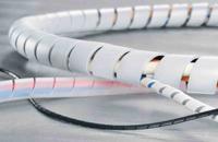 161-41200-sbpe9-pe-na HellermannTyton Spiral Wrap, I.D 9mm, 100mm polyethylene (PE) SBPE Series