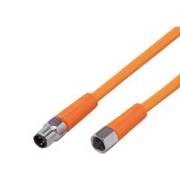 evt147 ifm electronic Male 1 way M8 to Female 1 way M8 Sensor Actuator Cable, 10 m