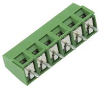 282836-6 TE Connectivity Buchanan Series PCB Terminal Block, 6-Contact, 5mm Pitch, Through Hole Mount, 1-Row, Screw Termination