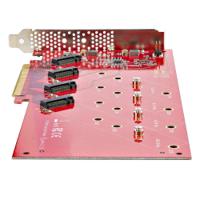 quad-m2-pcie-card-b StarTech.com 4 port M2 M-key M.2 Adapter Card