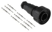 px0728p Bulgin Circular Connector, 9 Contacts, Cable, Standard Connector, Plug, Male, IP68, IP69K, Standard Buccaneer Series