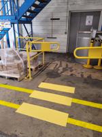 226-7863 RS PRO Self-Adhesive General Hazard Hazard & Warning Floor Sticker