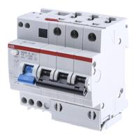 2csr273001r1404-ds203-m-ac-c40003 ABB RCBO, 40A Current Rating, 3P Poles, 30mA Trip Sensitivity, System Pro M Compact Range