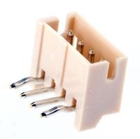 s4b-zr-lfsn JST ZH Series Right Angle Through Hole PCB Header, 4 Contact(s), 1.5 mm Pitch, 1 Row, Shrouded