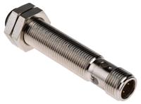 701-8231 RS PRO Inductive Threaded Barrel Proximity Sensor, M12, 2 mm Detection, PNP NO, 10 → 30 V dc