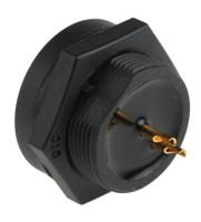 176-0897 RS PRO, Straight Panel Mount2 way Magnetic Connector, Copper Alloy Contact Female, Solder Termination
