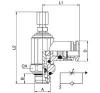 176-1887 RS PRO Threaded Flow Regulator x Push In 8mm Tube Outlet Port