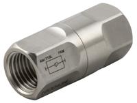 231-2703 RS PRO 66061 Non Return Valve 1/4 in Female Inlet, 1/4in Tube Inlet, 1/4 in Female Outlet, 0.2 → 25bar