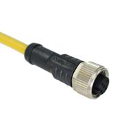 m12a-17bffm-sl8b02 Amphenol Industrial Female 17 way M12 to Free End Sensor Actuator Cable, 2 m