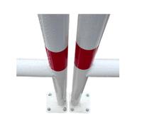 284-5162 RS PRO Red/White Steel Protection Barrier