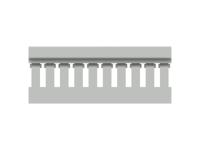 1set411102r0000 ABS, PC Cable Trunking Accessory, 25 x 40mm