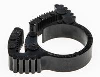 291-650 RS PRO Nylon  Snap Grip Hose Clamp, 7.1mm Band Width, 15 → 17.8mm ID