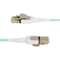 450fblclc5sw StarTech.com LC to LC Duplex Multi Mode OM4 Fibre Optic Cable, Light Blue, 5m