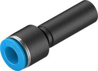 qs-10h-8-50 Festo QS Series Straight Tube-to-Tube Adaptor, Push In 8 mm to Push In 8 mm, Tube-to-Tube Connection Style, 130697