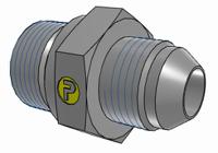 8m22f82edmxs Parker Hydraulic Male Stud M22 Male to UNF 3/4-16 Male, 8M22F82EDMXS