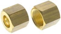 230-5187 RS PRO Brass Compression Fitting, Straight Nut