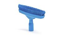 70403 Vikan Very Hard Bristle Blue Scrubbing Brush, 40mm bristle length, Polyester bristle material