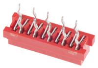 8-215079-0 TE Connectivity Micro-MaTch Series Straight Through Hole Mount PCB Socket, 10-Contact, 2-Row, 2.54mm Pitch, Solder