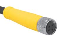 pkg-3m-5s90s101 Turck Female 3 way M8 to Free End Sensor Actuator Cable, 5 m