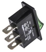 1634202-6 TE Connectivity Illuminated SPST, On-Off Rocker Switch Panel Mount