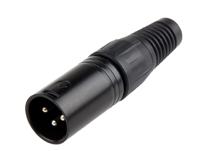 455-122 RS PRO Cable Mount XLR Connector, Male, 3 Way, Silver Plating