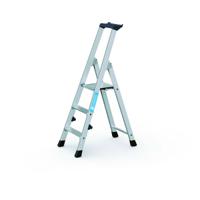 42453 Zarges Aluminium 3 steps Step Ladder, 2.6m platform height, 1.22m open length