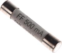 161-1530 RS PRO Multimeter Fuse, 500mA, 1000V, 6.3 x 32mm, 6.3mm