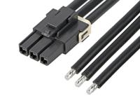 216401-1042 Molex 4 Way Female Mega-Fit Unterminated Wire to Board Cable, 300mm