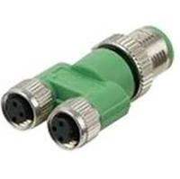 pca-1557798 SMC Straight Male 3 way M8 to Straight Female 4 way M8 Connecter