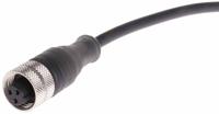 xzcp1865l2 Telemecanique Sensors Straight Female 3 way 1/2 in Circular to Unterminated Sensor Actuator Cable, 2m