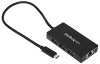 hb30c3a1ge StarTech.com 3 Port USB 3.1 USB A, USB C  Hub, AC Adapter Powered, 87 x 45 x 14mm
