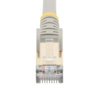 6aspat150cmgr StarTech.com, 1.5m Cat6a, Grey RJ45 to Male RJ45 Male, STP Shielded, Terminated
